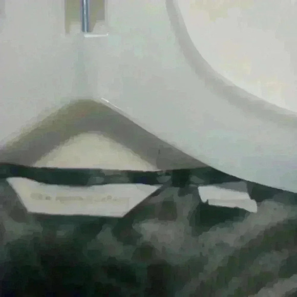 Womens Sheer Criss Cross leopard print blouse faux front tie Office Siren Biz - Picture 4 of 5